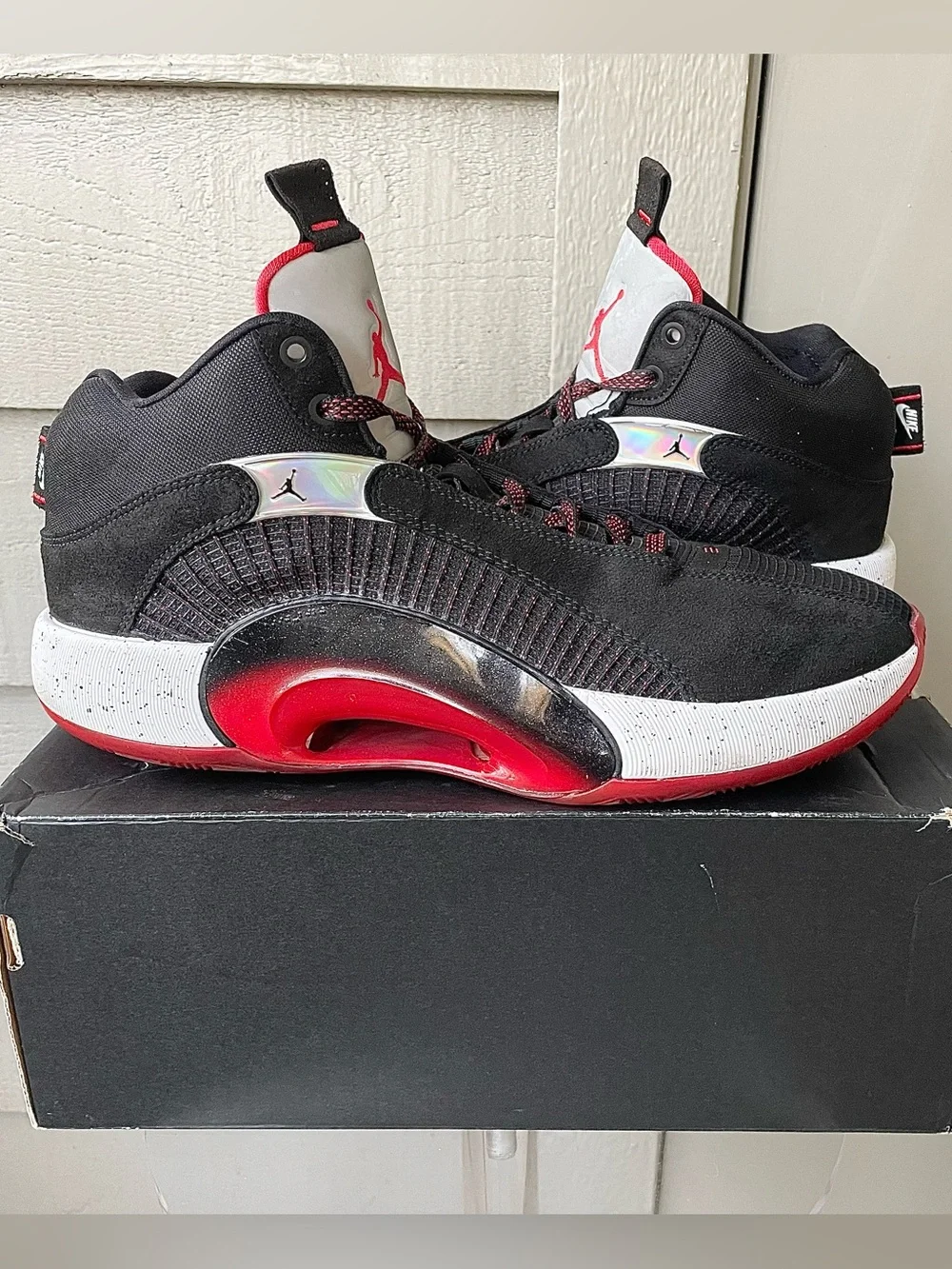 Air Jordan Retro 35 Black/Red Bred size 10.5